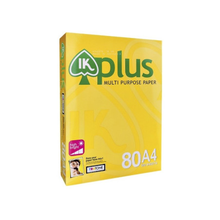 (80 Boxes) (400 Reams) IK Plus A4 Copy Paper 80gsm