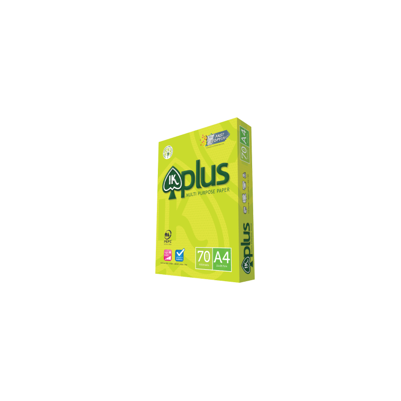 (80 Boxes) (400 Reams) IK Plus A4 Copy Paper 75gsm